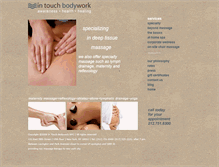 Tablet Screenshot of intouchbodyworknyc.com